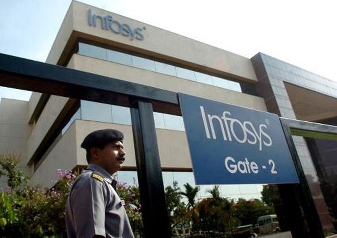 Giá trị thị trường của Infosys đã “bay hơi” 7 tỷ USD trong vòng 24 giờ đồng hồ sau khi hãng này bị gửi thư tố cáo tới sàn 99Kl99 link đăng nhập Mumbai và New York hồi đầu tuần. Ảnh: AFP