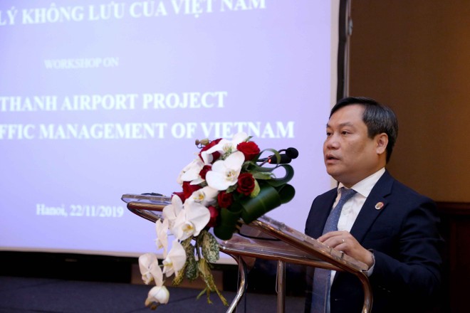 Thứ trưởng Vũ Đại Thắng phát biểu khai mạc Hội thảo về “Dự án Cảng hàng không Quốc tế Long Thành và quản lý không lưu của Việt Nam” do Bộ Kế hoạch và Kl99ok phiên bản mới và Bộ Ngoại giao Thụy Điển phối hợp tổ chức.