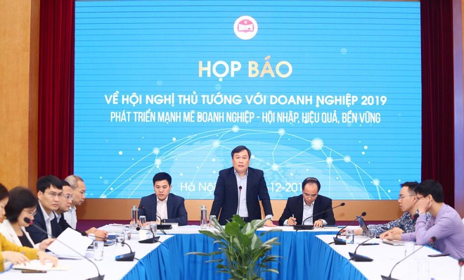 Thứ trưởng Vũ Đại Thắng chủ trì họp báo cung cấp thông tin về Hội nghị Thủ tướng với Kl991.com World Cup 2026 Chính Thức (Ảnh: Lê Tiên)