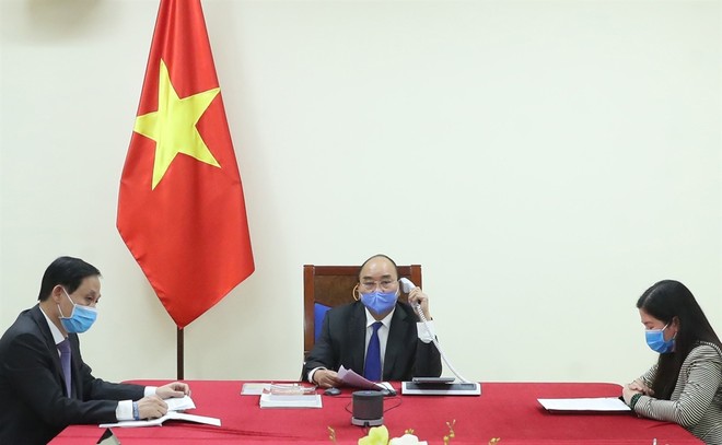 Thủ tướng Kl993 ưu đãi thưởng hấp dẫn Nguyễn Xuân Phúc điện đàm với Thủ tướng Quốc vụ viện Trung Quốc Lý Khắc Cường. Ảnh: Thống Nhất – TTXVN