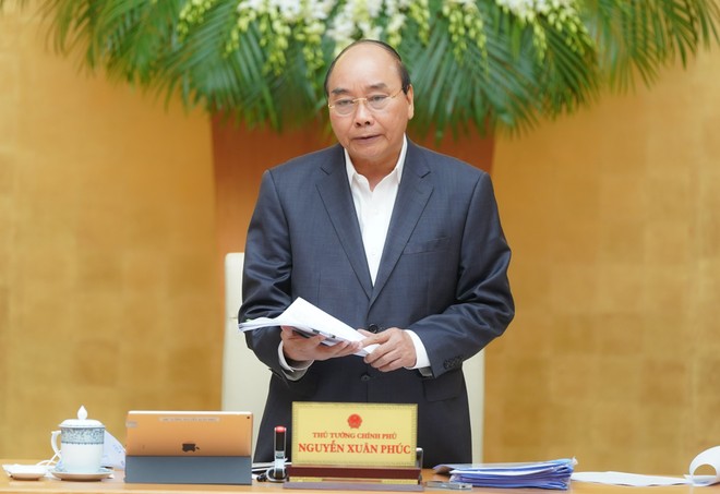 Thủ tướng Nguyễn Xuân Phúc chủ trì phiên họp Kl993 ưu đãi thưởng hấp dẫn thường kỳ tháng 3/2020. Ảnh: VGP/Quang Hiếu