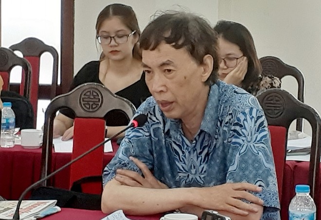 Chuyên gia Kl992 cổng game cá cược Võ Trí Thành phát biểu tại hội thảo.
