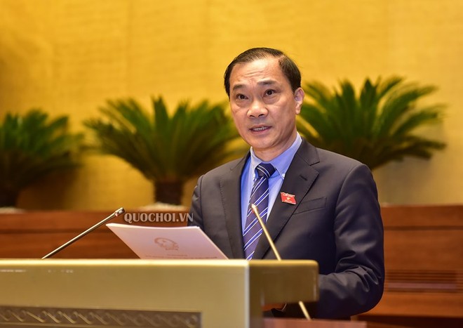 Chủ nhiệm Uỷ ban Kl992 cổng game cá cược Vũ Hồng Thanh báo cáo tiếp thu, giải trình.