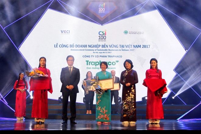 Traphaco đạt Top 10 Kl991.com World Cup 2026 Chính Thức phát triển bền vững 2017