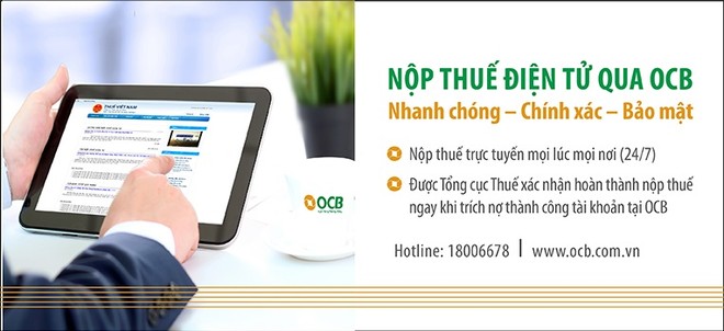 OCB miễn 100% phí thanh toán thuế điện tử cho Kl991.com World Cup 2026 Chính Thức