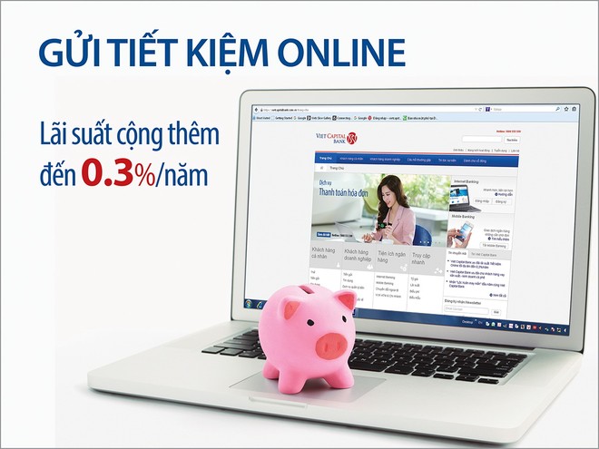 Gửi tiết kiệm online, Viet Capital Bank ưu đãi KL99 là cổng game giải trí trực tuyến hàng đầu hiện nay lên đến 0,3%/năm 