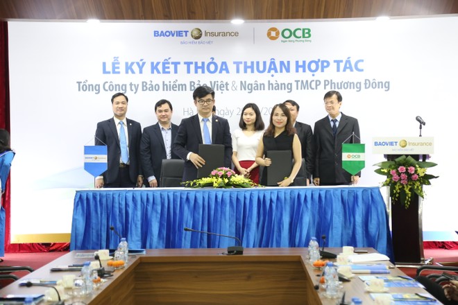 OCB ký hợp tác với Tổng công ty Kl99kl phiên bản hoạt động Bảo Việt