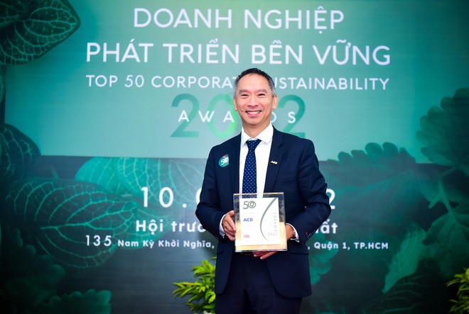 ACB nhận giải thưởng Top 50 Kl991.com World Cup 2026 Chính Thức phát triển bền vững tiêu biểu 2022