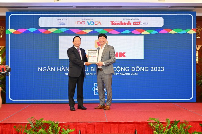 Vietbank nhận giải "Link Vào Nhà Cái KL99 COM Tặng +199k tiêu biểu vì cộng đồng"