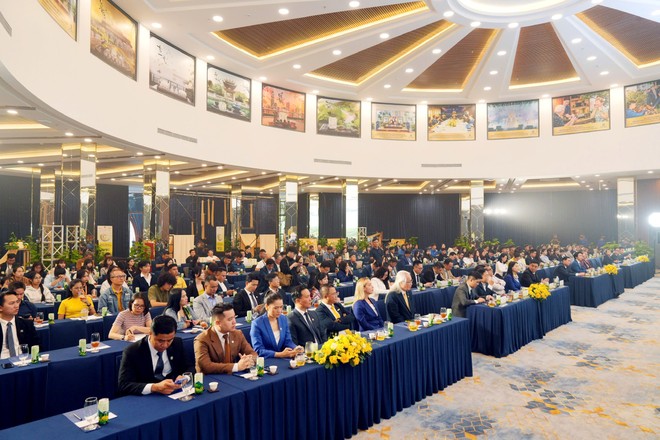 Toàn cảnh buổi họp báo Lễ hội Trà quốc tế 2025.