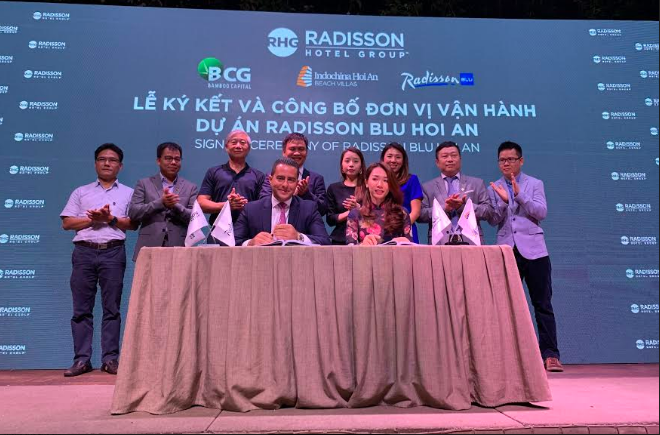 BCG ký hợp tác với Kl994 game bài casino hấp dẫn Khách sạn Radisson quản lý khu nghỉ dưỡng 5 sao