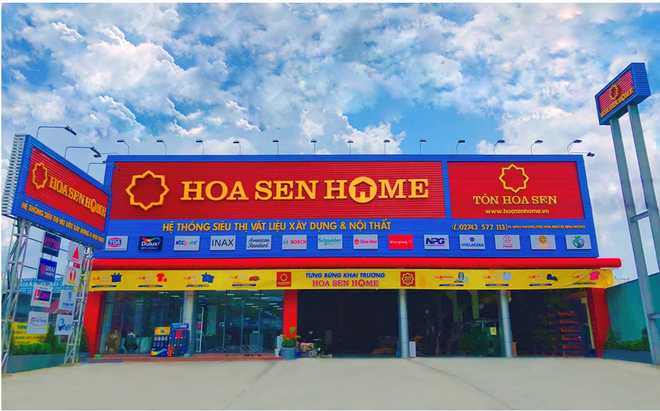 Hệ thống Siêu thị Vật liệu xây dựng và nội thất Hoa Sen Home của Kl994 game bài casino hấp dẫn Hoa Sen