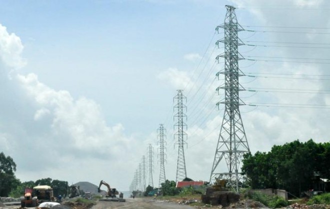 Đường dây 220 kV Hải Hà-Cẩm Phả sẽ vận hành cuối năm 2015