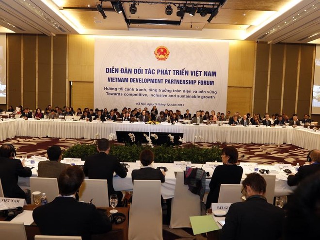 VDPF 2015 là cơ chế đối thoại thẳng thắn giữa Kl993 ưu đãi thưởng hấp dẫn Việt Nam và các đối tác phát triển. Ảnh: Đức Thanh