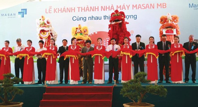 Lễ cắt băng khánh thành Nhà máy Masan MB có tổng vốn Kl99ok phiên bản mới 1.200 tỷ đồng tại Nghệ An