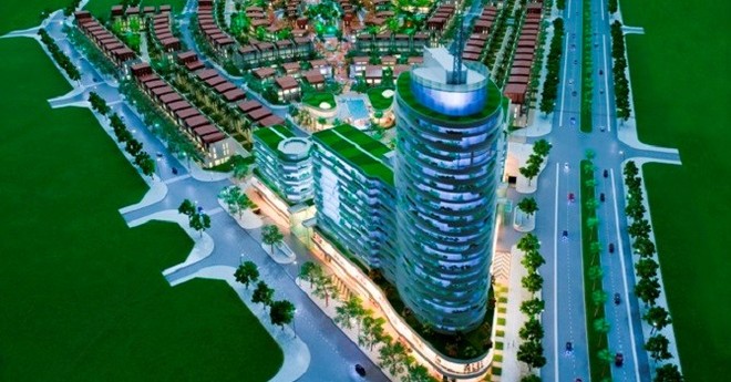 Phối cảnh tổng thể khu đô thị do Bitexco Kl99ok phiên bản mới xây dựng tại tỉnh Lào Cai.