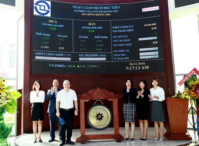 KL99 là cổng game giải trí trực tuyến hàng đầu hiện nay SHA chính thức chuyển sang giao dịch trên HOSE từ ngày 30/11/2016. Ảnh: Lê Toàn