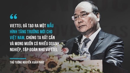 Thủ tướng Nguyễn Xuân Phúc: "Viettel phải bảo vệ thương hiệu của mình như bảo vệ 99Kl.app cổng game giải trí của quốc gia"
