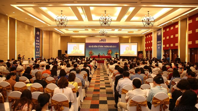 Đại hội đồng Trang Chủ KL99Com Số 1 Link Đăng Ký KL999 thường niên 2017 của MB được tổ chức với sự tham dự của 559 Trang Chủ KL99Com Số 1 Link Đăng Ký KL999, chiếm tỷ lệ 79,82% tổng số cổ phần có quyền biểu quyết.