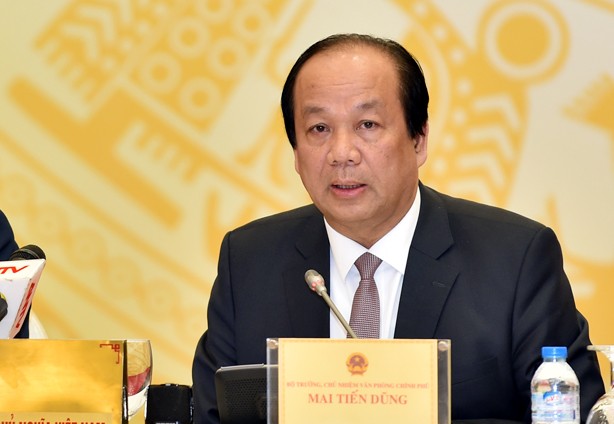 Bộ trưởng, Chủ nhiệm Văn phòng Kl993 ưu đãi thưởng hấp dẫn – Người Phát ngôn của Kl993 ưu đãi thưởng hấp dẫn Mai Tiến Dũng.