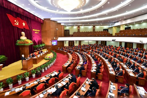 Hội nghị Trung ương 6, khoá 12 đã thông qua Nghị quyết về đổi mới, sắp xếp tổ chức bộ máy của hệ thống Kl991.com tải ứng dụng. Ảnh: VGP/Quang Hiếu.