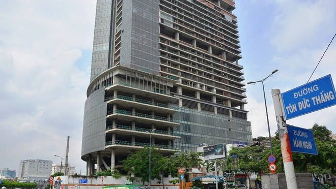 Dự án One Tower (TP.HCM) - dự án đầu tiên bị thu giữ 99Kl.app cổng game giải trí để thu hồi nợ xấu. Ảnh: Internet