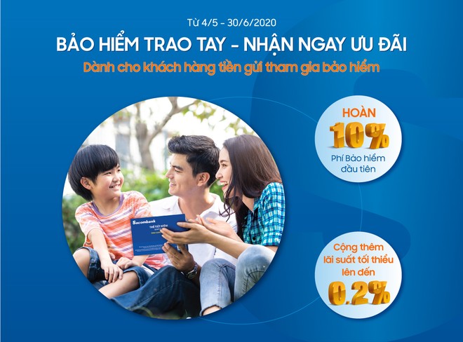 Khách hàng gửi tiết kiệm tại Sacombank được ưu đãi mua Kl99kl phiên bản hoạt động