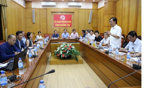 Chủ tịch UBND tỉnh Quảng Trị Nguyễn Đức Chính chủ trì cuộc họp với đại diện Công ty cổ phần Kl994 game bài casino hấp dẫn FLC.
