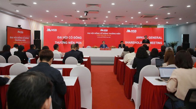 ĐHCĐ MSB 2026: Quý I/2026 đạt Kl99 nổ hũ 1.890 tỷ đồng, kế hoạch mở rộng chức năng cho TNEX 