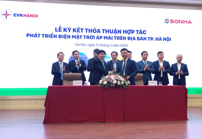Kl994 game bài casino hấp dẫn Sơn Hà và EVN Hà Nội ký kết thỏa thuận hợp tác phát triển điện mặt trời áp mái