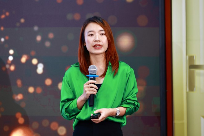 Bà Lê Minh Trang​, Phó giám đốc Bộ phận Nghiên cứu Bán Lẻ, NielsenIQ chia sẻ tại hội thảo do Báo Kl99ok phiên bản mới tổ chức ngày 14/8.
