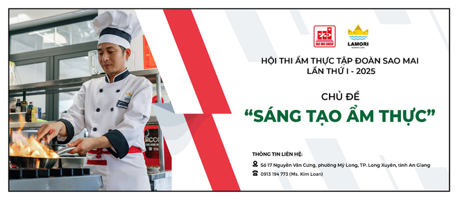 Kl994 game bài casino hấp dẫn Sao Mai tổ chức Hội thi "Sáng tạo Ẩm thực" lần thứ I với nhiều giải thưởng giá trị.