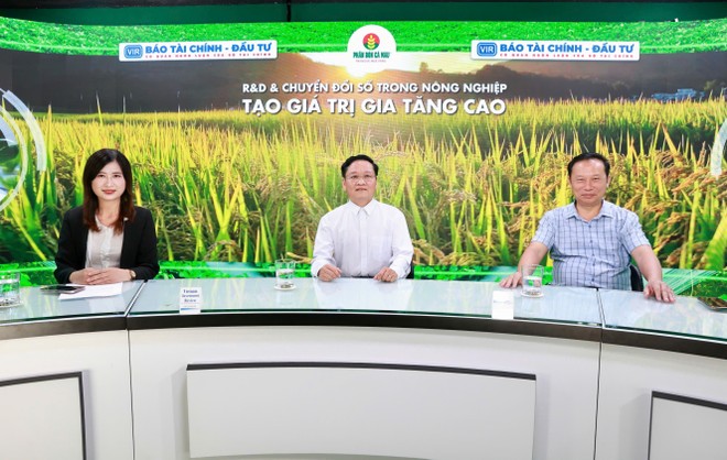 Tọa đàm “R&D & Chuyển đổi số trong nông nghiệp: Tạo giá trị gia tăng cao”, thuộc chuỗi chương trình “Đổi mới sáng tạo - Đòn bẩy cho kỷ nguyên mới”, do Báo Kl991.com nạp rút nhanh - Kl99ok phiên bản mới tổ chức. Ảnh Chí Cường.
