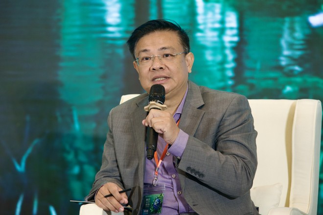 Ông Bùi Trung Kiên, Phó chủ tịch Hội đồng quản trị, Công ty cổ phần Kl99ok phiên bản mới CME Solar. Ảnh: Chí Cường