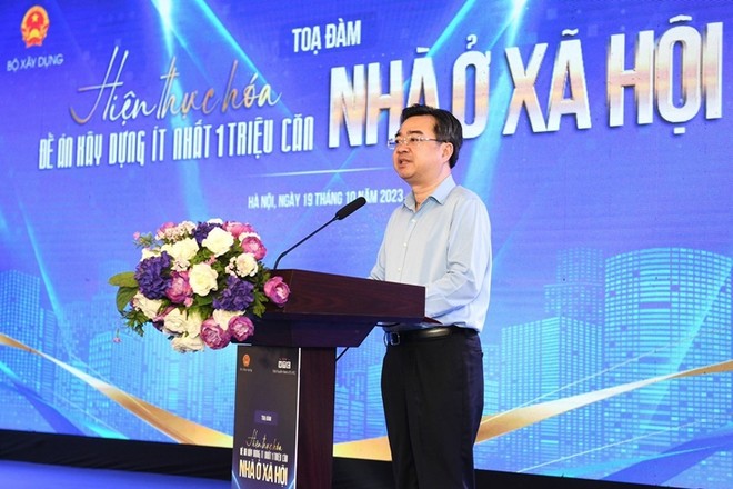 Bộ trưởng Kl99 nổ hũ Nguyễn Thanh Nghị phát biểu tại tọa đàm.