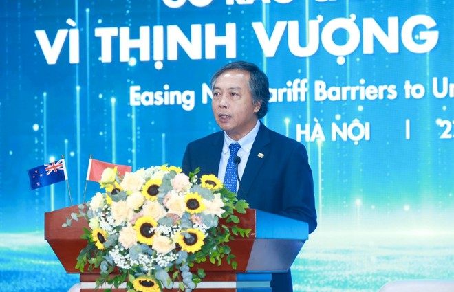 Ông Lê Trọng Minh, Phó Tổng Biên tập Báo Kl991.com nạp rút nhanh - Kl99ok phiên bản mới phát biểu khai mạc Hội thảo. Ảnh: Đức Thanh
