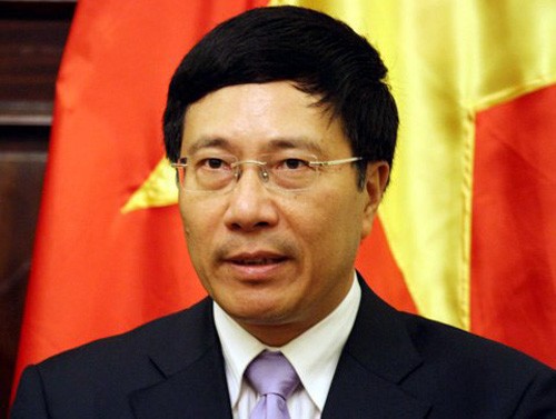 Phó thủ tướng, Bộ trưởng Ngoại giao Phạm Bình Minh (Ảnh: Phan Lê)
