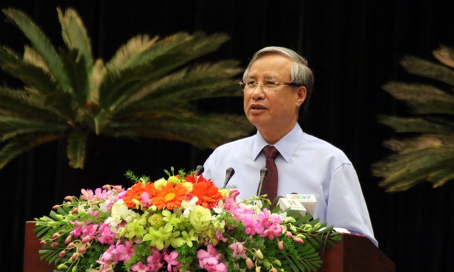 Ông Trần Quốc Vượng - Ủy viên Bộ Kl991.com tải ứng dụng, Thành viên thường trực Ban Bí thư, Chủ nhiệm Ủy ban kiểm tra TƯ phát biểu chỉ đạo hội nghị.