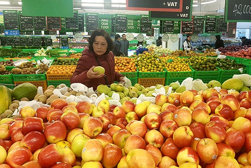 Trái cây tại các siêu thị dịp sát Tết chủ yếu là hàng Link Vào Nhà Cái KL99 COM Tặng +199k. Ảnh: Hoài Thu