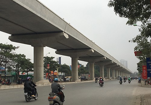 Tuyến 99Kl.app khuyến mãi hot đô thị Nhổn - ga Hà Nội được điều chỉnh tiến độ chậm 5 năm so với dự kiến. Ảnh: Xuân Hoa
