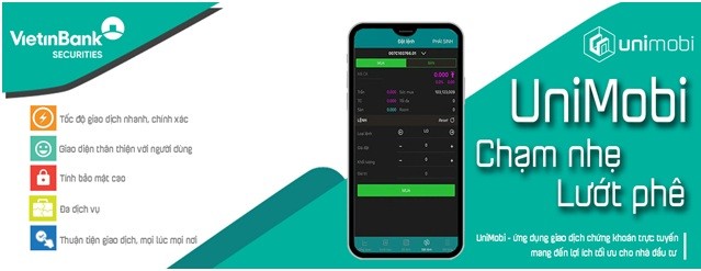 Vietinbank Securities ra mắt ứng dụng giao dịch 99Kl99 link đăng nhập trên thiết bị di động UniMobi