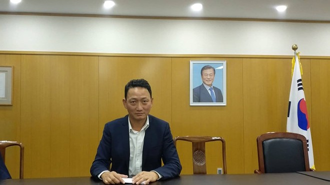 Đại sứ Hàn Quốc tại Việt Nam Kim Do-hyun
ẢNH VŨ HÂN.