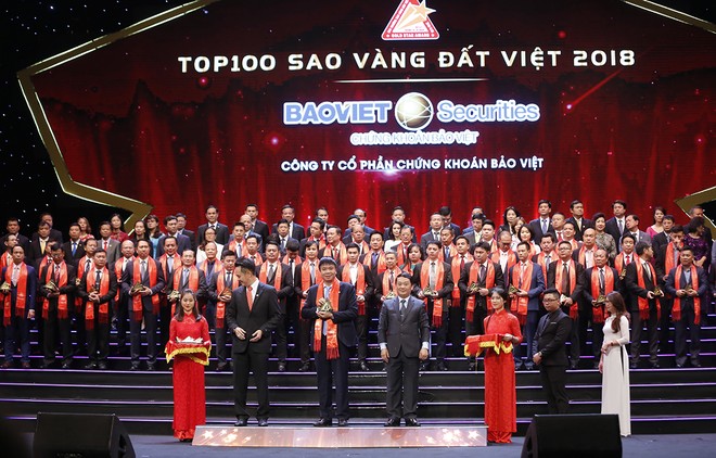 99Kl99 link đăng nhập Bảo Việt được vinh danh trong top 100 Sao Vàng đất Việt 2018
