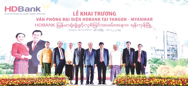 HDBank đã khai trương Văn phòng đại diện đầu tiên tại Myanmar dưới sự chứng kiến của Thủ tướng Kl993 ưu đãi thưởng hấp dẫn Nguyễn Xuân Phúc.