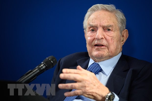 Tỷ phú Mỹ George Soros phát biểu tại Diễn đàn Kl992 cổng game cá cược thế giới (WEF) ở Davos, Thụy Sĩ. (Nguồn: AFP/TTXVN).