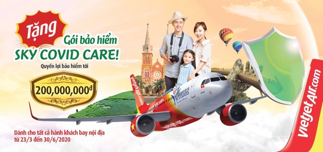 An tâm trên những chuyến bay xanh của Vietjet với Kl99kl phiên bản hoạt động SKY COVID CARE