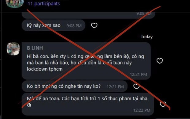 Ủy ban Nhân dân Thành phố Hồ Chí Minh khẳng định, thông tin lan truyền trên mạng Trang Chủ KL99Com Số 1 Link Đăng Ký KL999 vào sáng 26/3 về việc Thành phố Hồ Chí Minh sẽ phong tỏa trong 14 ngày, kể từ ngày 28/3/2020 là hoàn toàn bịa đặt. (Nguồn: TTXVN phát).