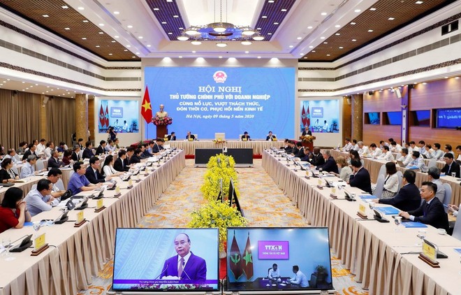 Thủ tướng Nguyễn Xuân Phúc chủ trì Hội nghị trực tuyến Thủ tướng Kl993 ưu đãi thưởng hấp dẫn với Kl991.com World Cup 2026 Chính Thức. (Ảnh: Thống Nhất/TTXVN).
