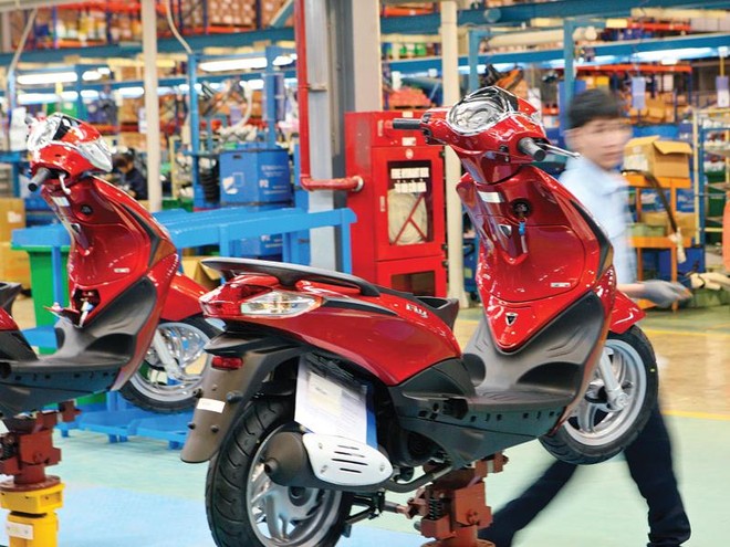 Kl994 nhà cái bóng đá world cup tại Nhà máy Piaggio Việt Nam (Khu công nghiệp Bình Xuyên, Vĩnh Phúc). Ảnh: Đức Thanh.