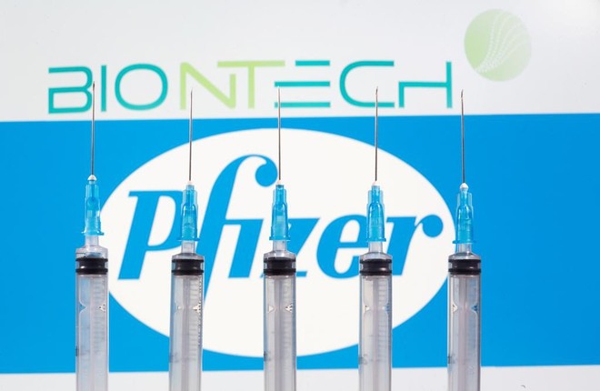 Ứng viên vắc xin do Pfizer và BioNTech phối hợp Kl994 nhà cái bóng đá world cup hiện đã được cả Mỹ và EU đặt hàng (Ảnh minh họa: Reuters).
